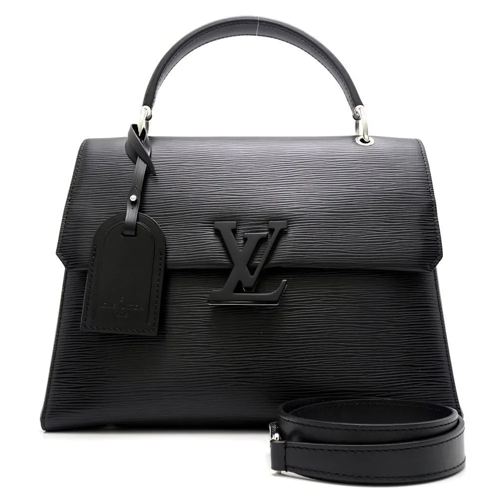 Louis Vuitton Epi Grenelle MM Noir Handbag Black